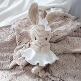 Tenue amigurumi robe et serre tête : patron au crochet PDF