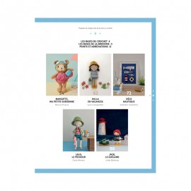 Livre "Poupées & amigurumis de la mer au crochet" Les éditions de saxe