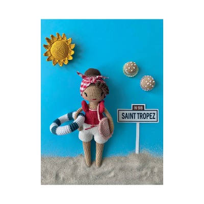 Livre "Poupées & amigurumis de la mer au crochet" Les éditions de saxe