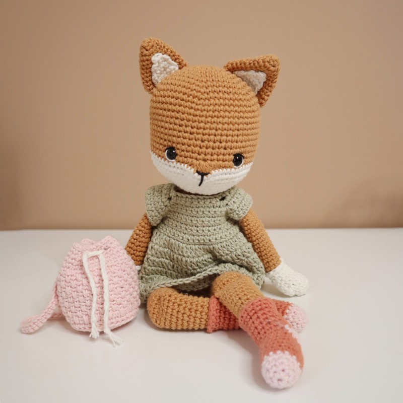 Socquette, jolie renarde : Patron Au Crochet PDF