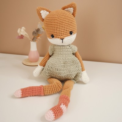 Socquette, jolie renarde : Patron Au Crochet PDF