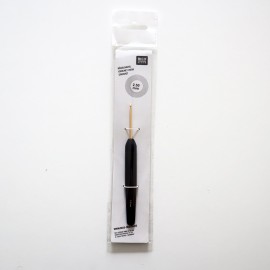 Crochet ergonomique 2,5 mm en aluminium Rico Design