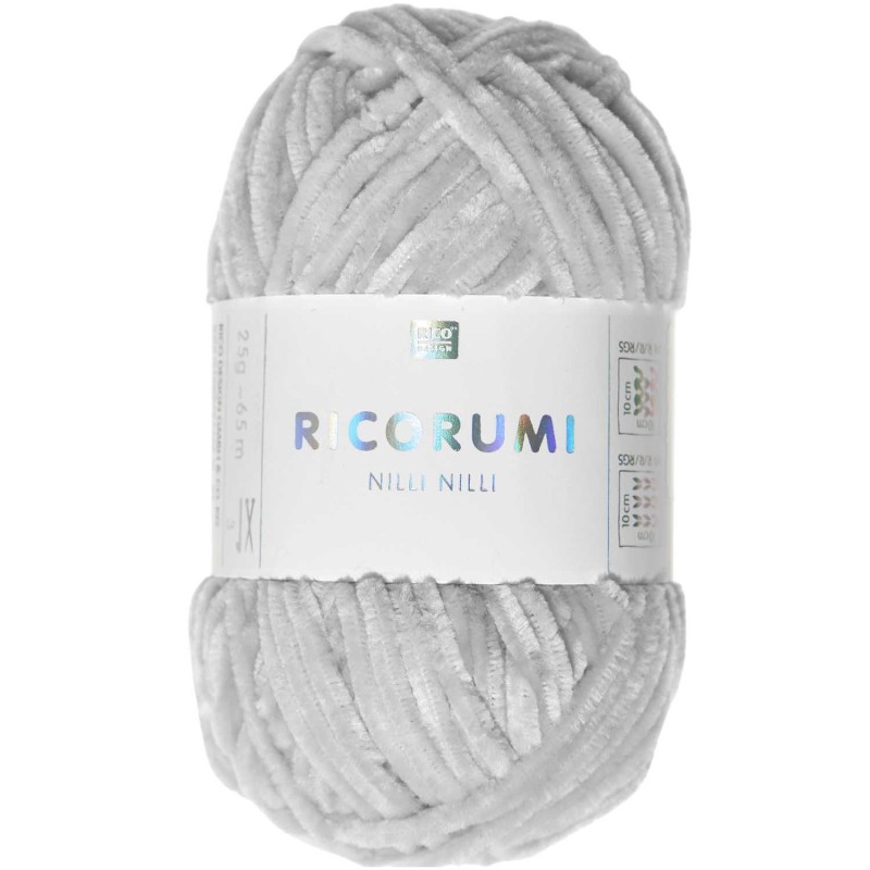 Fil Ricorumi Nilli Nilli réf.025 Gris Argent