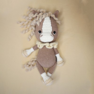 Kit Crochet Galopin, le cheval – Coffret Complet, Patron PDF