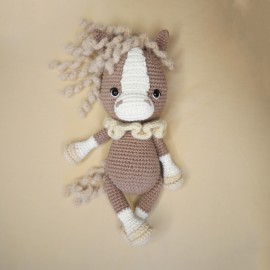 Kit Crochet Galopin, le cheval – Coffret Complet, Patron PDF