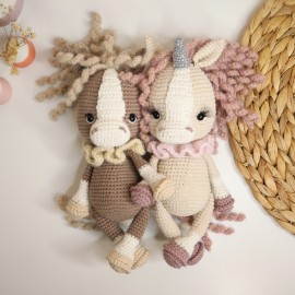 Patron "Etoile & Galopin, la licorne et le cheval"