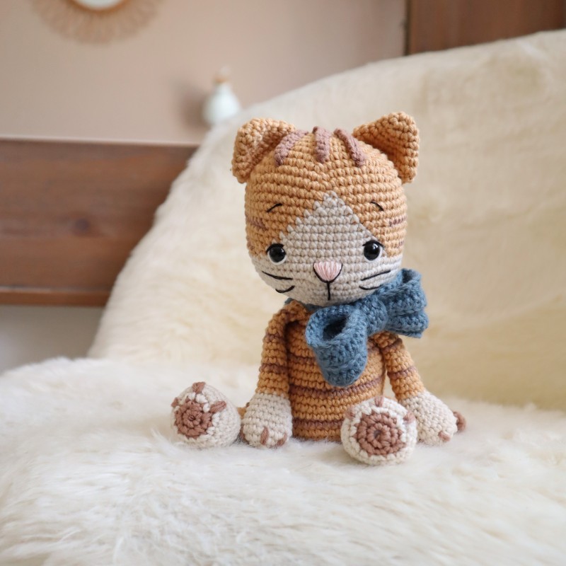 Caramel, le chaton : Patron Au Crochet PDF