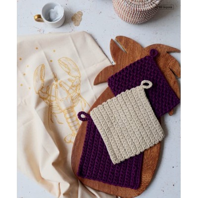 Livre "Apprendre le crochet en 10 leçons" Les éditions de saxe