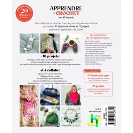 Livre "Apprendre le crochet en 10 leçons" Les éditions de saxe