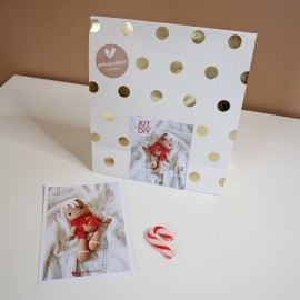 Kit Crochet Biscuit, bonhomme de pain d'épices – Coffret Complet, Patron PDF