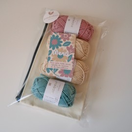 Kit Crochet Trousse Granny Bloom – Coffret Complet, Patron PDF