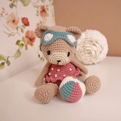 Margotte, ma petite oursonne : Patron Au Crochet PDF