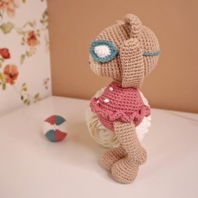 Margotte, ma petite oursonne : Patron Au Crochet PDF