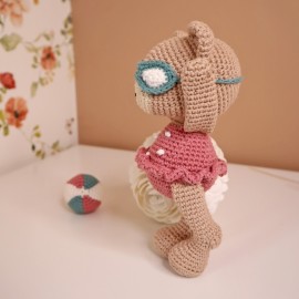 Kit Crochet Margotte, ma petite oursonne – Coffret Complet, Patron PDF