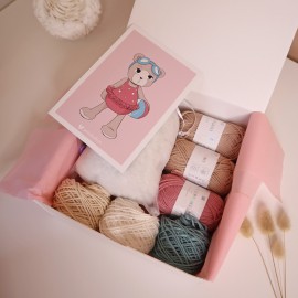 Kit Crochet Margotte, ma petite oursonne – Coffret Complet, Patron PDF