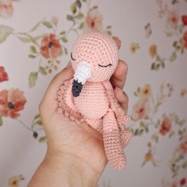 Les minis du bonheur : Luna, mon mini flamant rose : Patron Au Crochet PDF