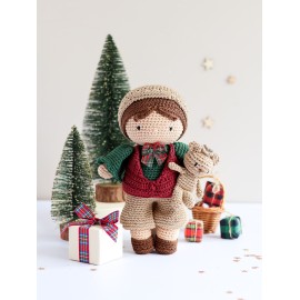 Livre "Poupées & amigurumis de Noël So British au crochet" Les éditions de saxe