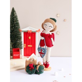 Livre "Poupées & amigurumis de Noël So British au crochet" Les éditions de saxe