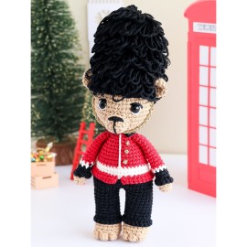 Kit Crochet Milord, ours garde royale – Coffret Complet, Patron PDF