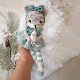 Kit Crochet Alaska, renarde polaire – Coffret Complet, Patron PDF
