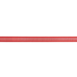 Ruban d'organza bord rouge 9 mm x 3 M