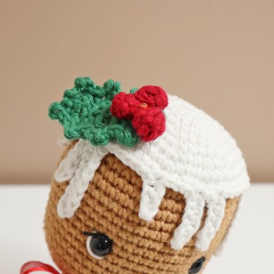 Patron Feuille de Houx Crochet Gratuit PDF – Décoration Noël